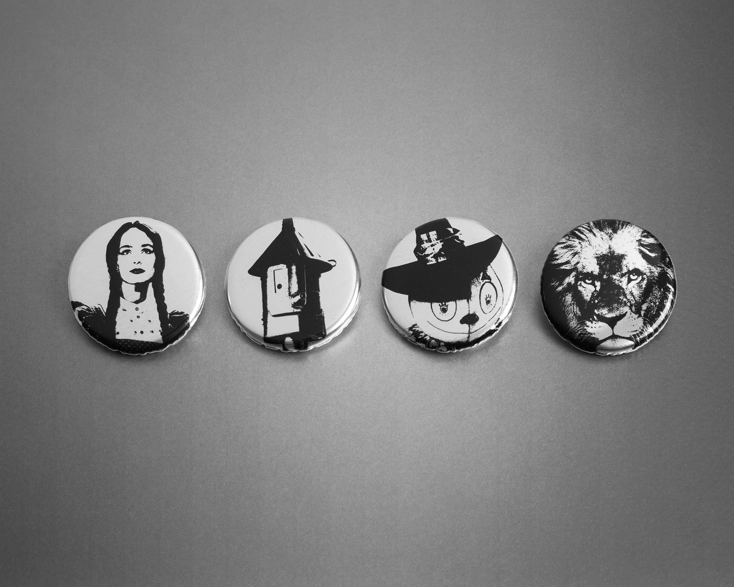The Fab 4 Pinback Button Set